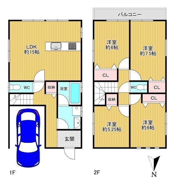 4LDK house in Tenri, Nara - Photo 1