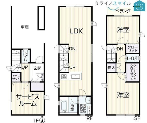 3LDK house in Nishi Ward, Nagoya, Aichi - Photo 1
