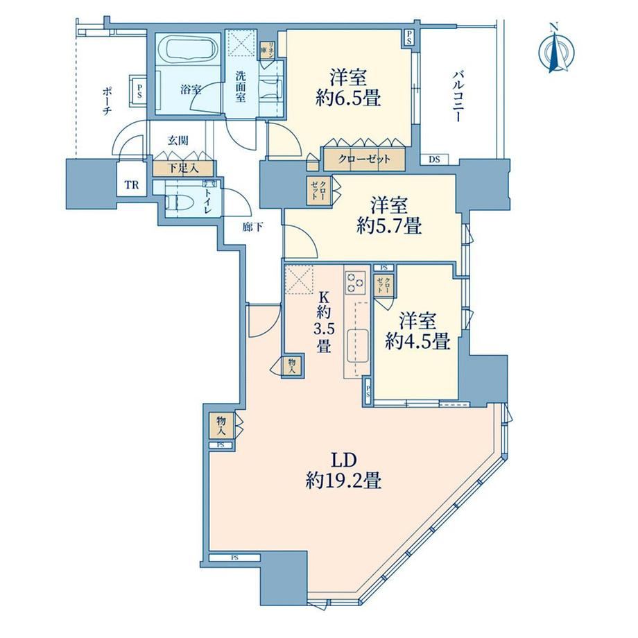 3LDK apartment in Chuo Ward, Tokyo - Photo 1