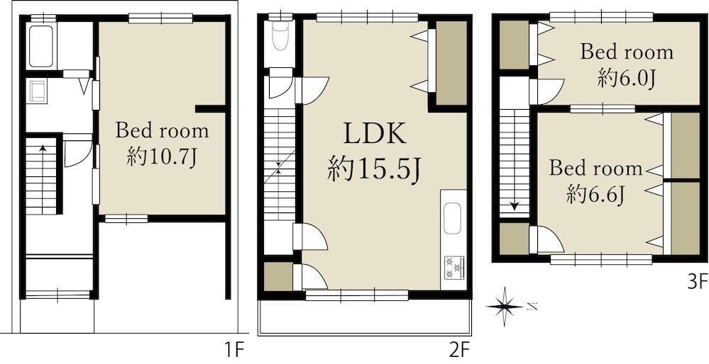 3LDK house in Shimogyo Ward, Kyoto - Photo 1