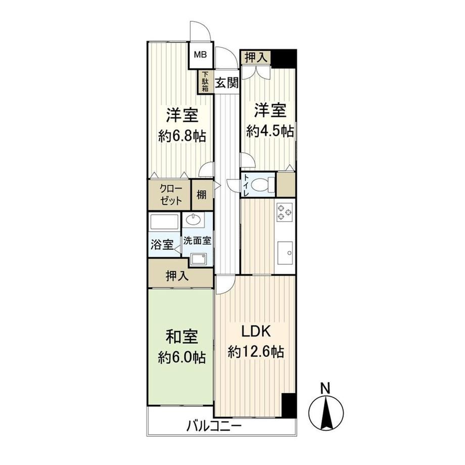 3LDK apartment in Asahi Ward, Osaka - Photo 1