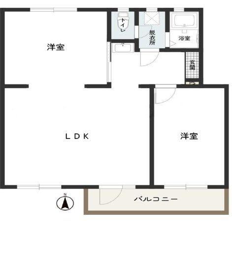2LDK apartment in Mihama Ward, Chiba - Photo 1
