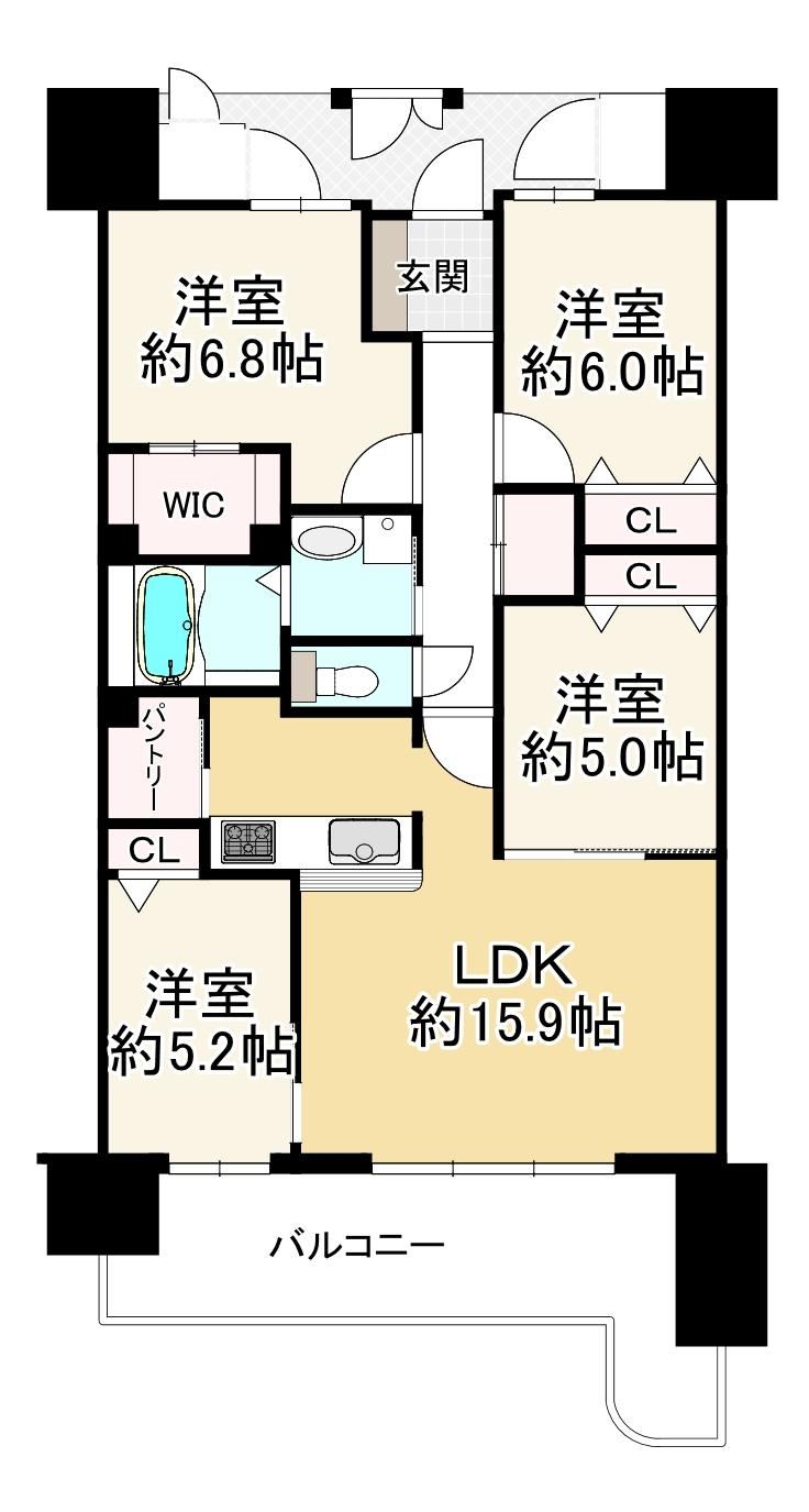 4LDK apartment in Minami Ward, Sakai, Osaka - Photo 1