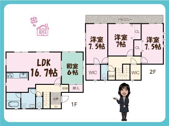 4LDK house in Iwatsuki Ward, Saitama - Photo 1