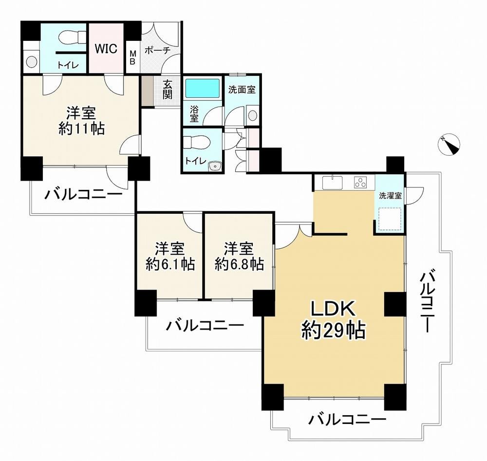 3LDK apartment in Toyonaka, Osaka - Photo 1