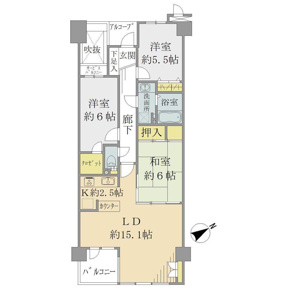 3LDK apartment in Chuo Ward, Niigata - Photo 1