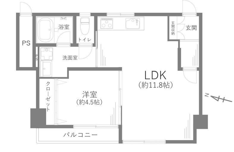 1LDK apartment in Isogo Ward, Yokohama, Kanagawa - Photo 1
