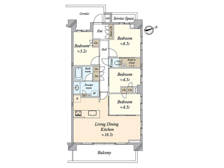 4LDK apartment in Tachikawa, Tokyo - Photo 1