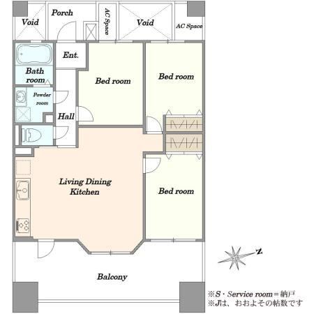 3LDK apartment in Funabashi, Chiba - Photo 1