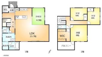 4LDK+S house in Karatsu
