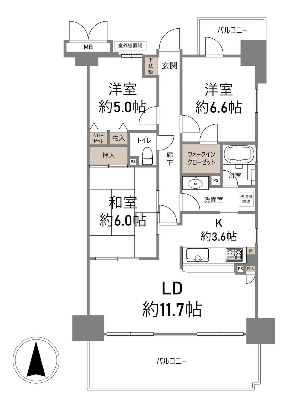 3LDK apartment in Joto Ward, Osaka - Photo 1