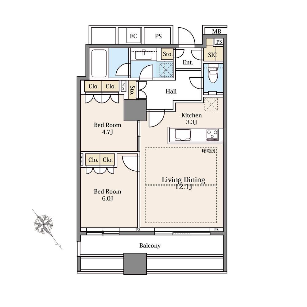 2LDK apartment in Shibuya Ward, Tokyo - Photo 1
