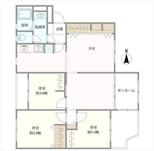 3DK apartment in Narashino, Chiba - Photo 1