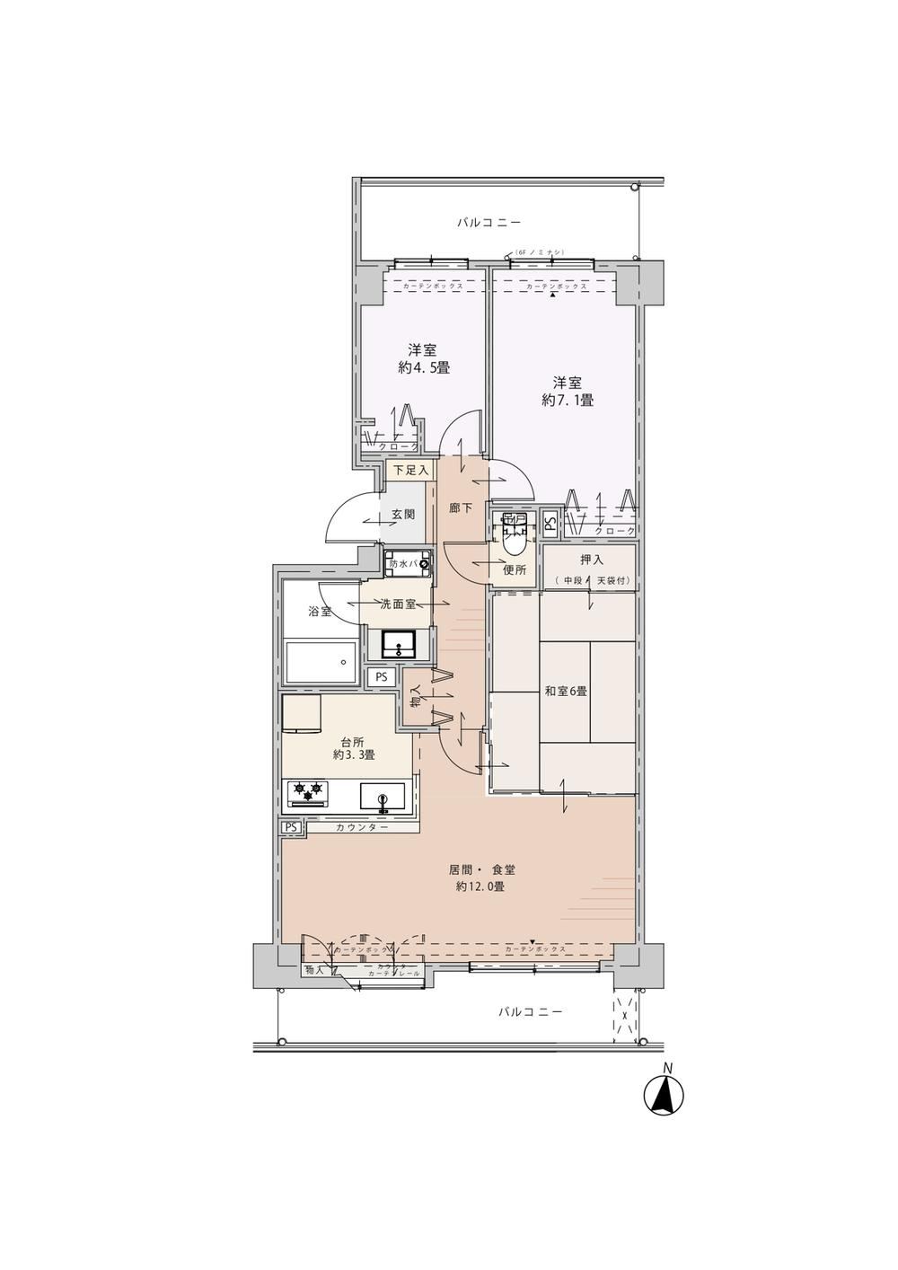3LDK apartment in Suita, Osaka - Photo 1