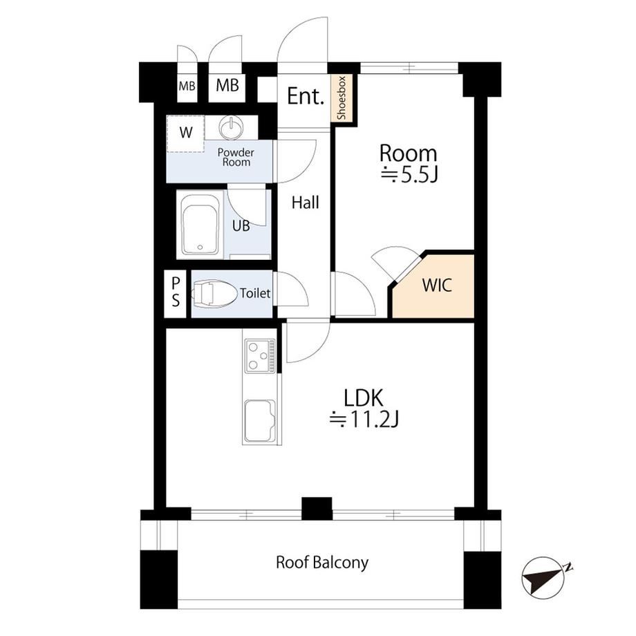 1LDK apartment in Koto Ward, Tokyo - Photo 1