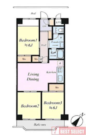 3LDK apartment in Kawaguchi, Saitama - Photo 1