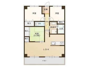 3LDK apartment in Ayauta District