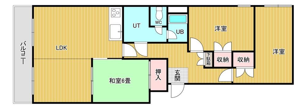 3DK apartment in Higashi Ward, Sapporo, Hokkaido - Photo 1