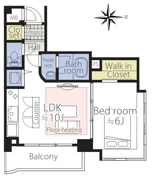 1LDK apartment in Kanagawa Ward, Yokohama, Kanagawa - Photo 1