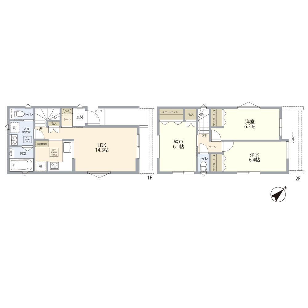 2LDK+S house in Meito Ward, Nagoya, Aichi - Photo 1