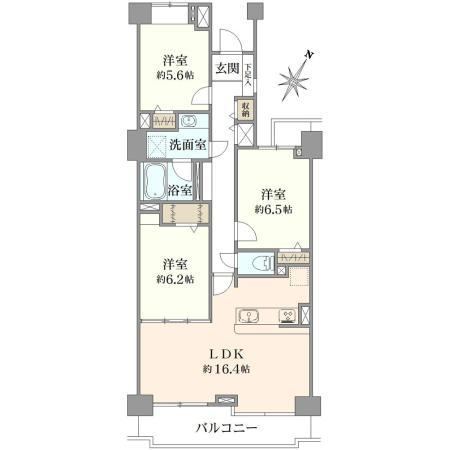3LDK apartment in Kohoku Ward, Yokohama, Kanagawa - Photo 1