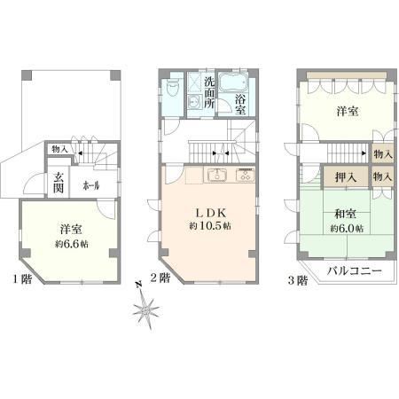 3LDK house in Taito Ward, Tokyo - Photo 1