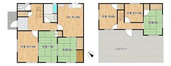 5DK house in Toyono District