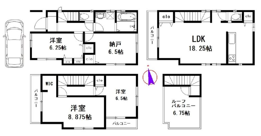 3LDK+S house in Adachi Ward, Tokyo - Photo 1