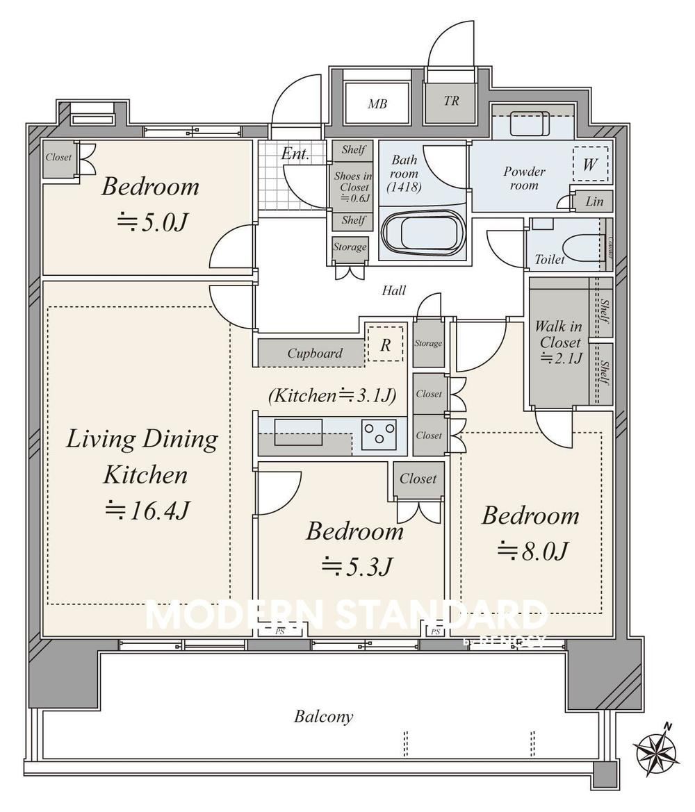 3LDK apartment in Edogawa Ward, Tokyo - Photo 1
