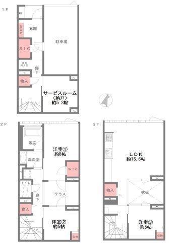 3LDK+S apartment in Ashiya, Hyogo - Photo 1