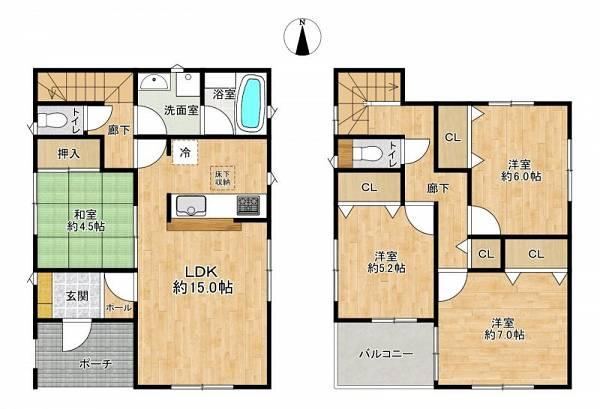 4LDK house in Tokai, Aichi - Photo 1