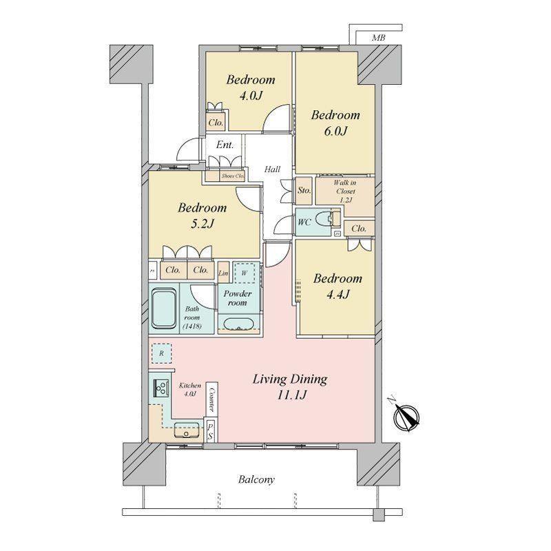 4LDK apartment in Ebina, Kanagawa - Photo 1