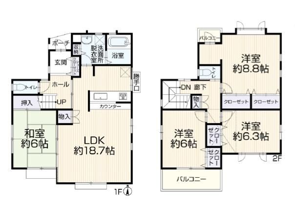 4LDK house in Kita Ward, Nagoya, Aichi - Photo 1