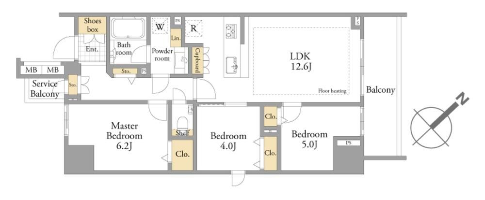 3LDK apartment in Bunkyo Ward, Tokyo - Photo 1