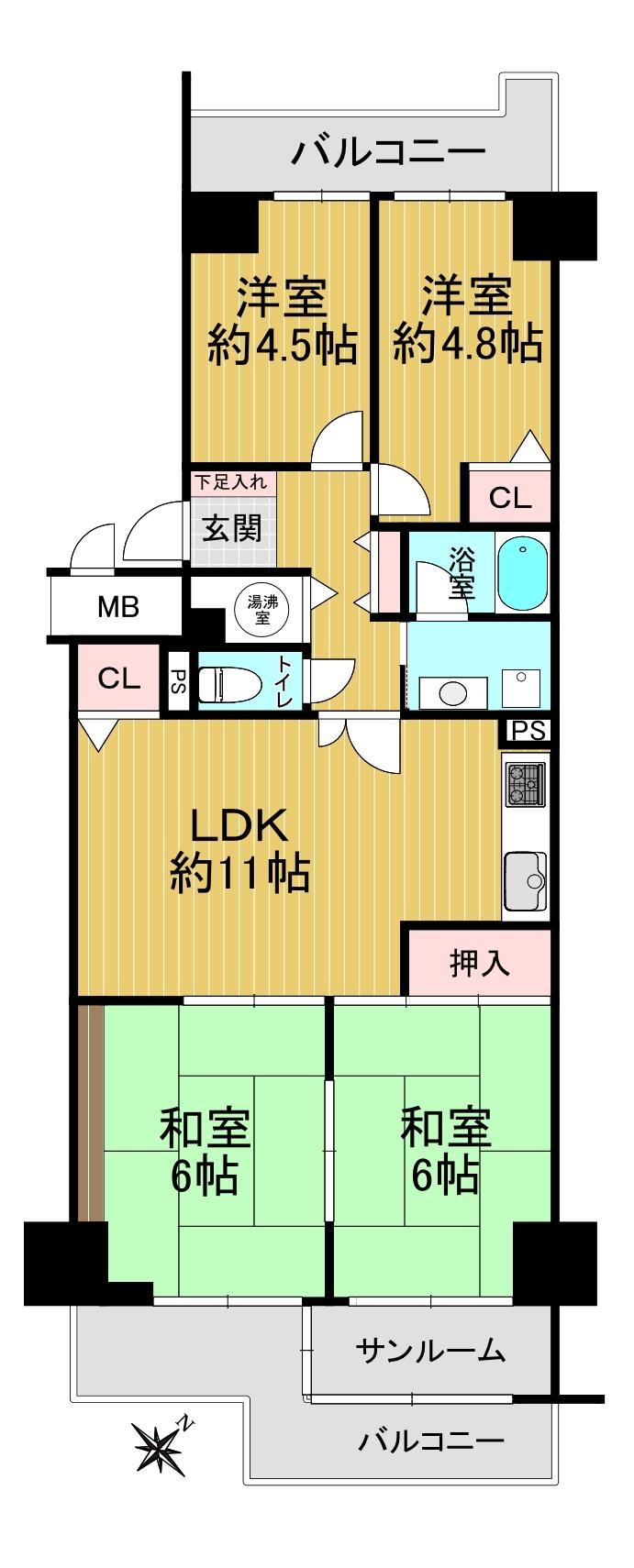 4LDK apartment in Miyakojima Ward, Osaka - Photo 1