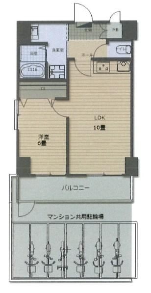 1LDK apartment in Chuo Ward, Osaka - Photo 1