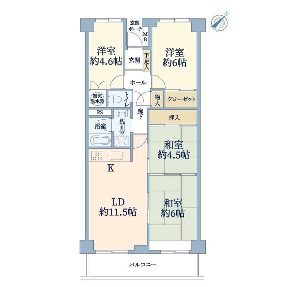 4LDK apartment in Taihaku Ward, Sendai, Miyagi - Photo 1