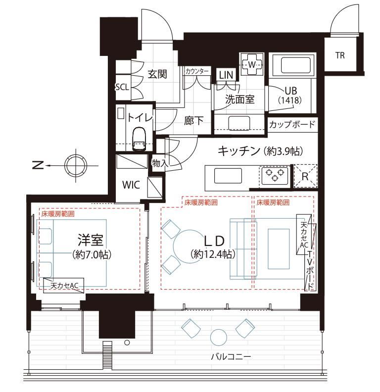 1LDK apartment in Shibuya Ward, Tokyo - Photo 1