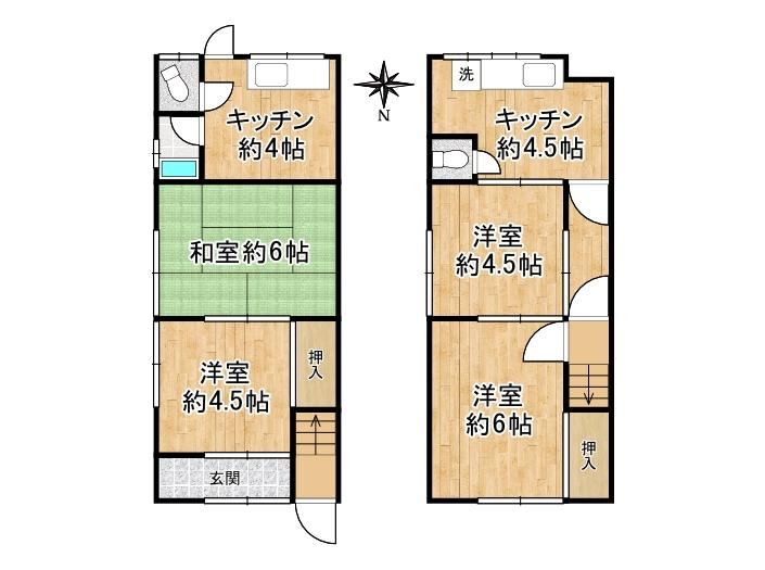 4KK house in Ino Ward, Osaka - Photo 1