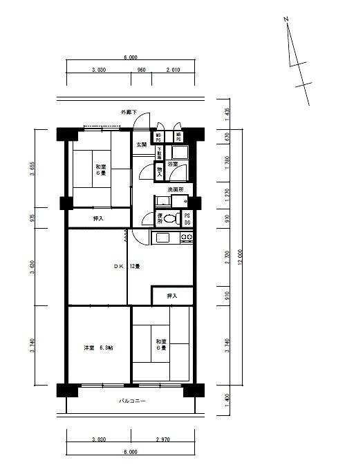 3LDK apartment in Matsudo, Chiba - Photo 1