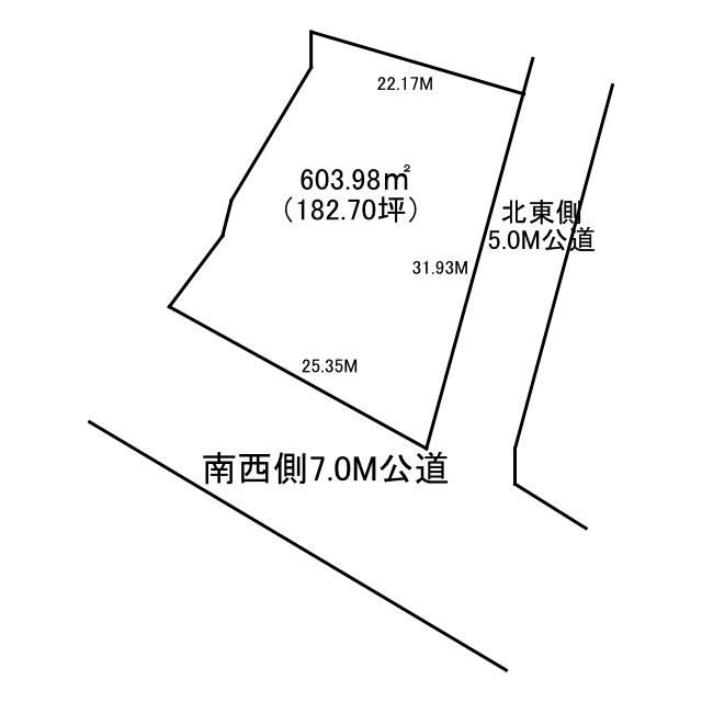 604 m² land in Yoshioka, Kitagunma District, Gunma - Photo 1