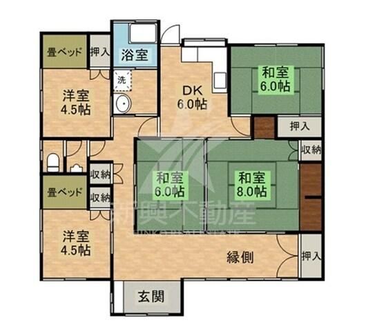 5DK house in Mimata, Kitamorokata District, Miyazaki - photo 2