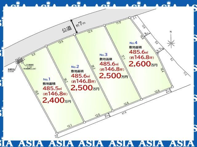 486 m² land in Kawagoe, Saitama - Photo 1