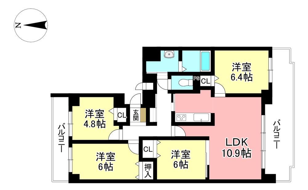 4LDK apartment in Nisshin, Aichi - Photo 1