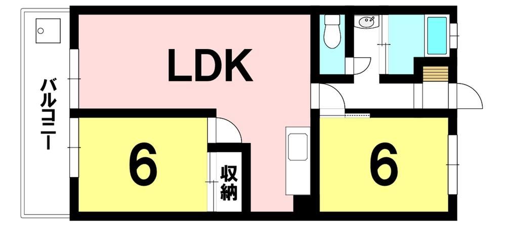 2LDK apartment in Oita, Oita - Photo 1