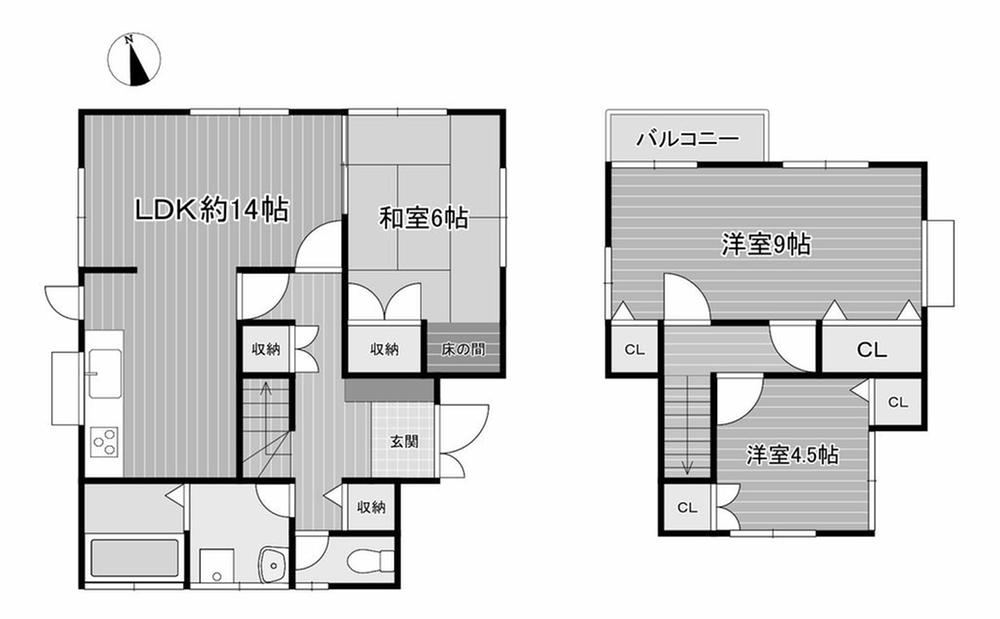 3LDK house in Okagaki, Onga District, Fukuoka - Photo 1