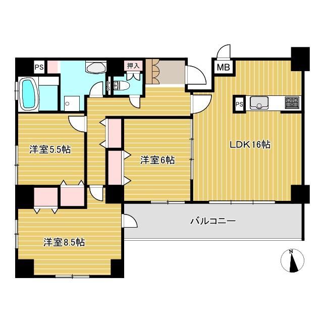 3LDK apartment in Zama, Kanagawa - Photo 1