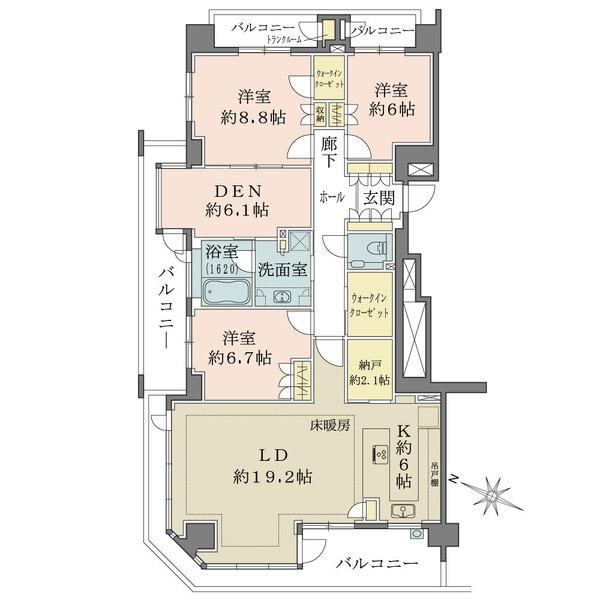 3LDK+S apartment in Mihama Ward, Chiba - Photo 1