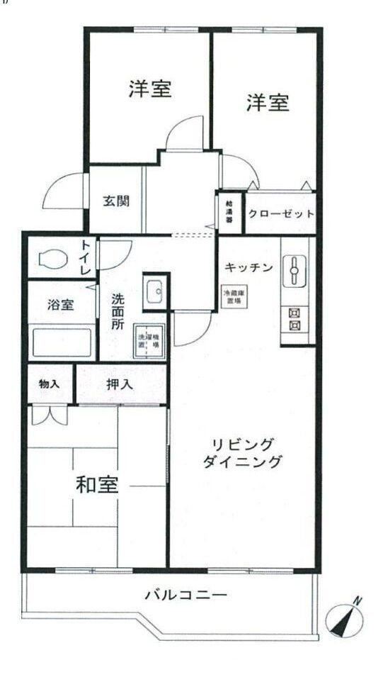 3LDK apartment in Toda, Saitama - Photo 1