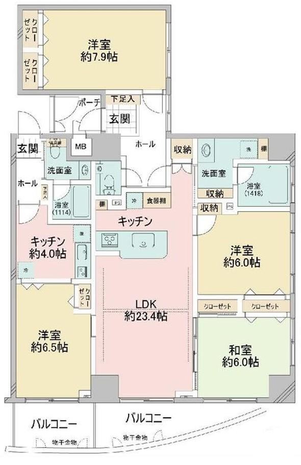 4LDK apartment in Nishi Ward, Yokohama, Kanagawa - Photo 1
